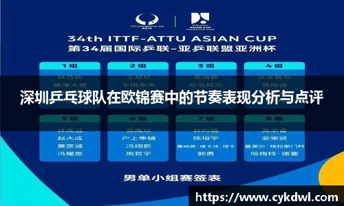 深圳乒乓球队在欧锦赛中的节奏表现分析与点评